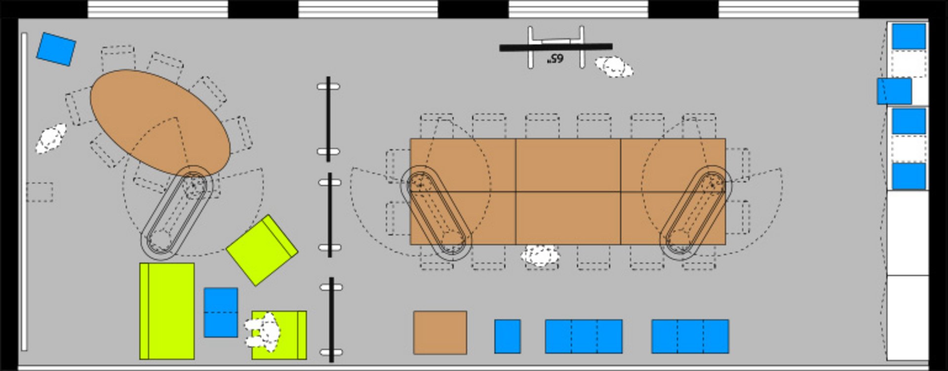 Image: Makerspace within a library, large group