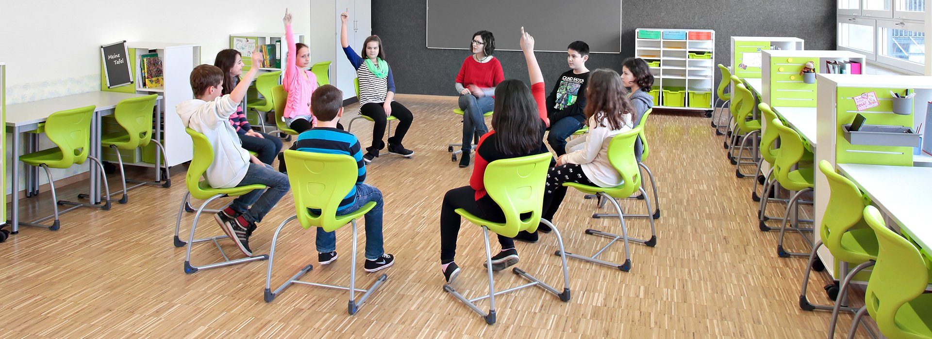 salle de classe flexible - ronde